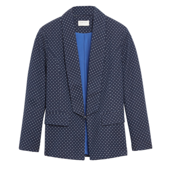 NWT Stitch Fix Polka Dot Woven Blazer - Picture 1 of 5